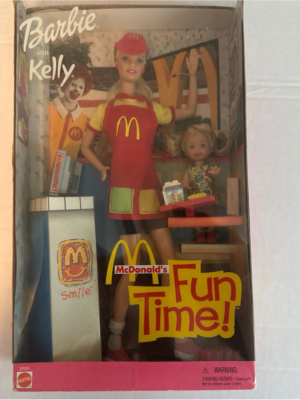 BARBIE And KELLY Dolls McDonald’s Fun Time 29396 Mattel NIB!